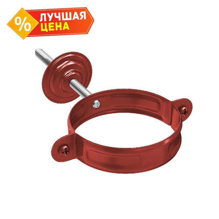 Хомут с комплектом крепления, 100/150, Бургундский (RR29)